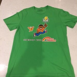 Reading Rainbow Minecraft tee